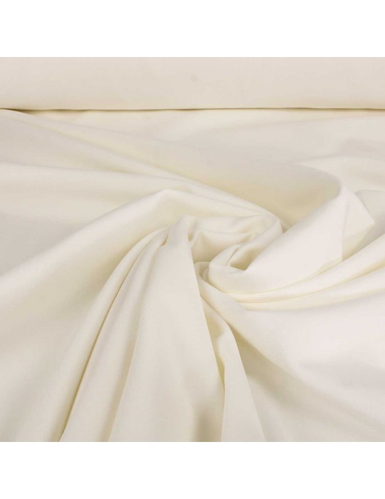 Tissu burlignton uni grande largeur blanc