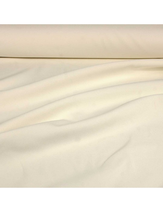 Tissu burlington uni blanc