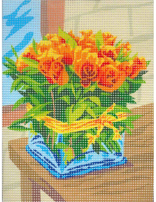 Kit canevas 15 x 20 cm multicolore