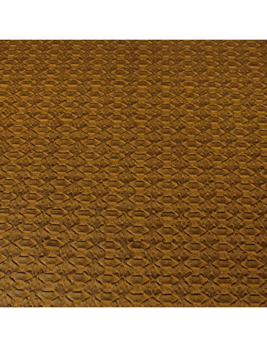 Coupon skaï structuré 50 x 70 cm doré