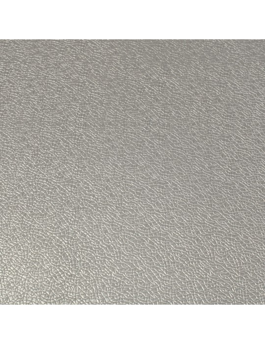Coupon skaï structuré 50 x 70 cm gris