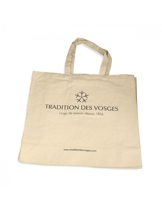 Tote Bag Tradition des Vosges 45 x 40 cm  blanc