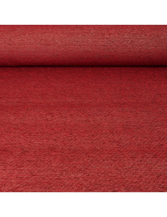 Tissu jacquard 140 cm rouge