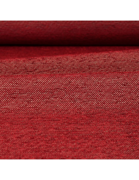 Tissu jacquard 140 cm rouge
