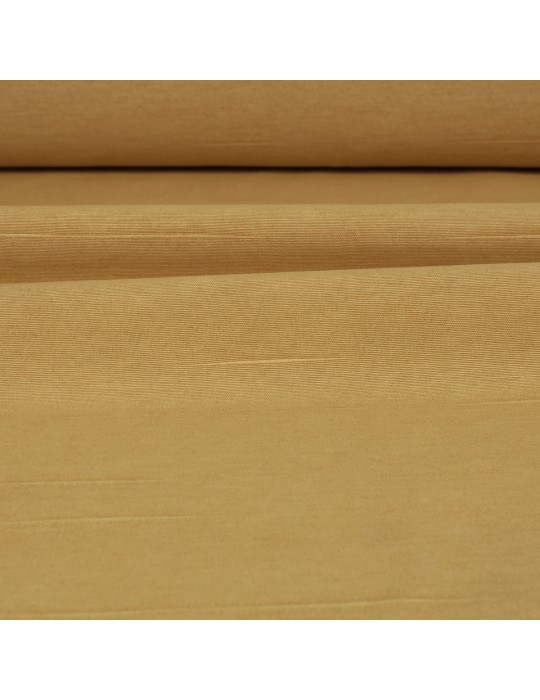 Tissu ameublement sable coton/polyester 140 cm beige