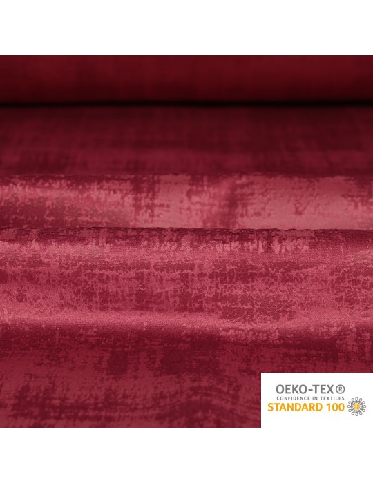 Tissu velours uni polyester 140 cm rose