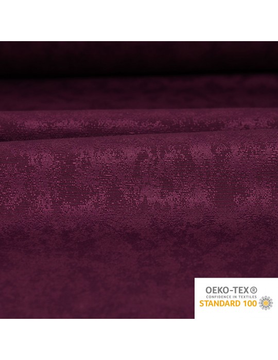 Tissu jacquard 150 cm Oeko-tex violet