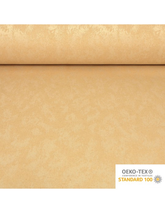 Tissu jacquard 150 cm Oeko-tex jaune