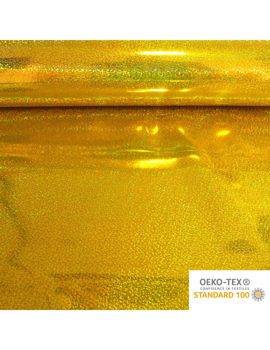 Tissu simili brillant 140 cm  doré