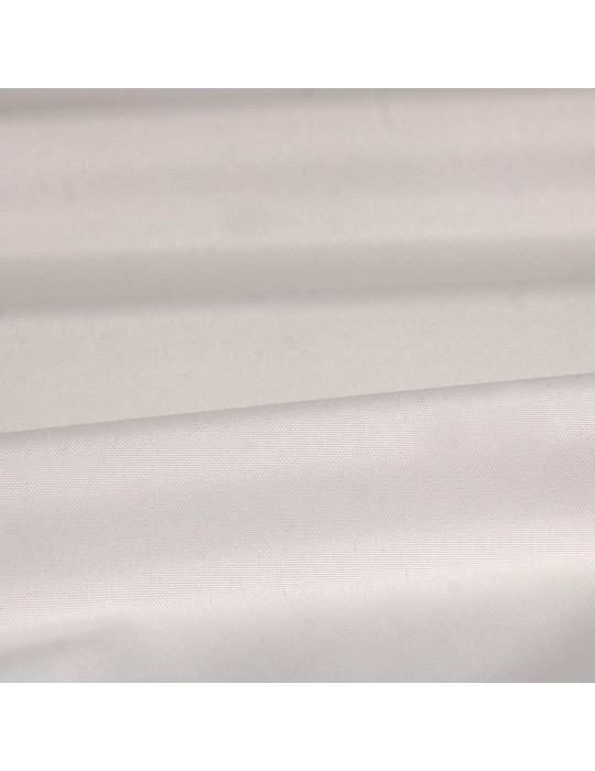 Toile outdoor unie 100 % polyester blanc