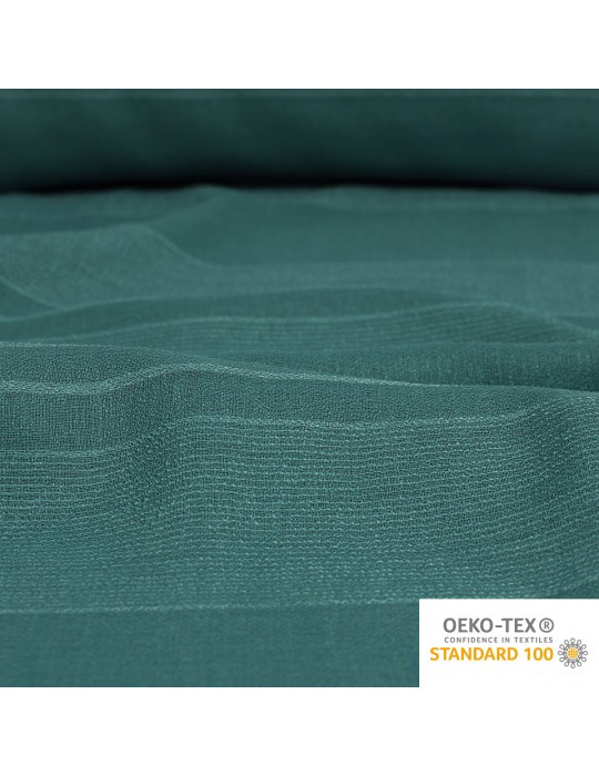 Tissu voilage rayures 100 % polyester 280 cm vert