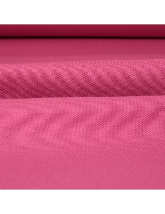 Tissu demi natté coton grande largeur rose