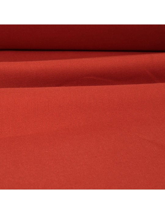 Tissu demi natté coton grande largeur rouge