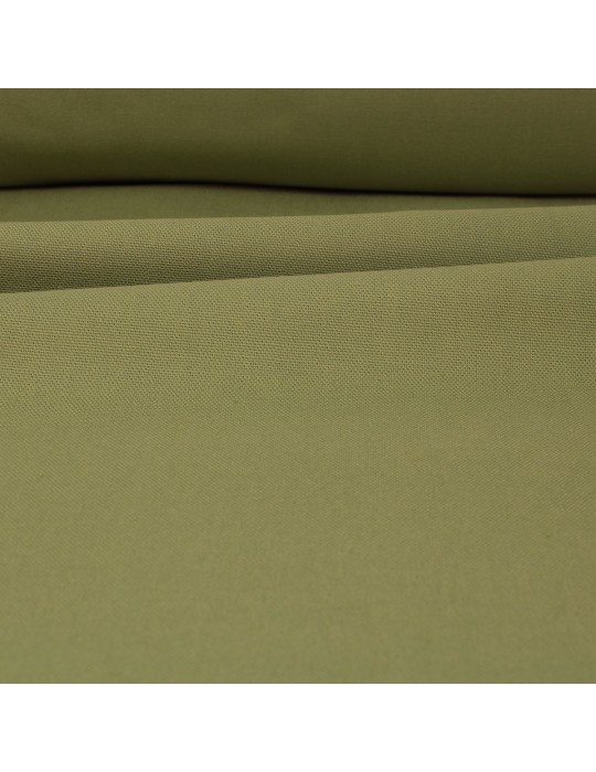 Tissu demi natté coton grande largeur vert