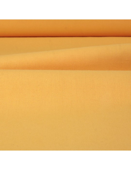 Tissu demi natté coton grande largeur jaune