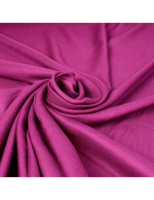 Tissu uni serge de viscose rose