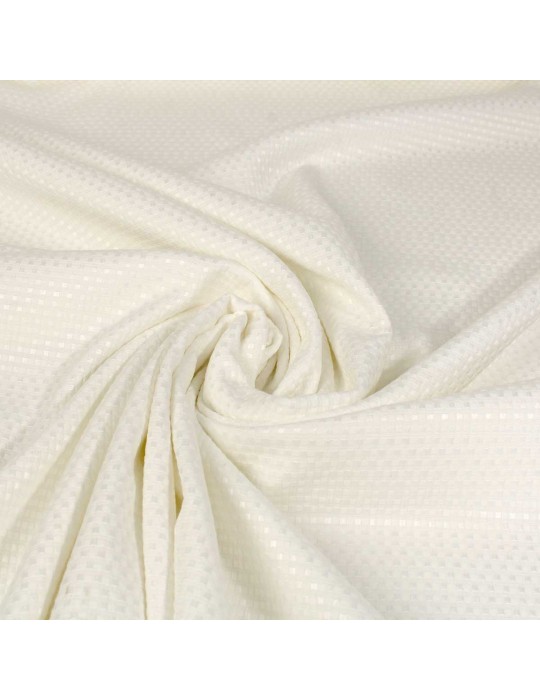Tissu d'habillement écru blanc