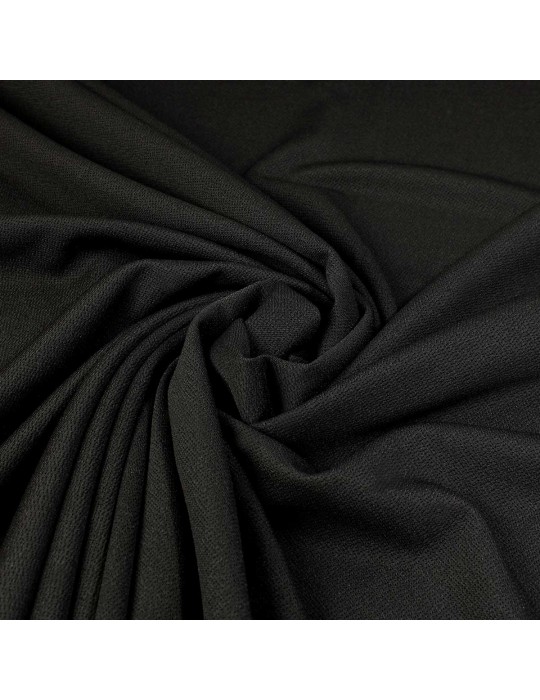 Tissu jersey polyester/élasthanne noir