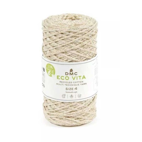 Fil DMC Recyclé Eco Vita 4 Metallisé