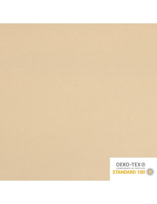 Coupon coton uni 300 x 150 cm beige
