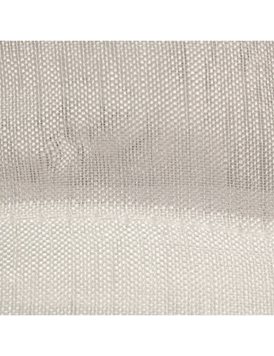 voilage PAP à œillets modèle sable 140 x 260 cm blanc