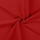 Coupon 3m Tissu Bord Cote Uni Rouge Foncé
