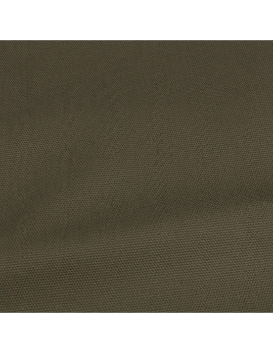 Coupon toile kaki 100 % coton antitaches 50 x 140 cm vert
