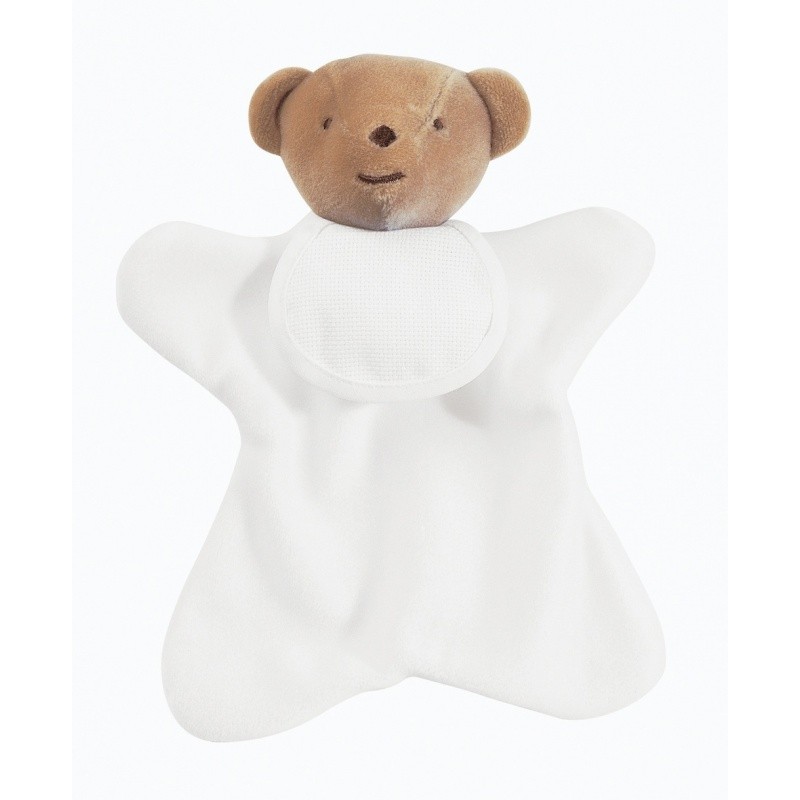 Doudou à Broder Ourson 20cm