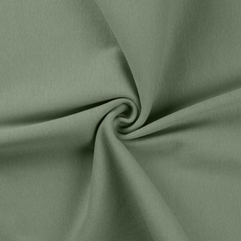 Coupon 3m Tissu Bord Cote Uni Celadon 