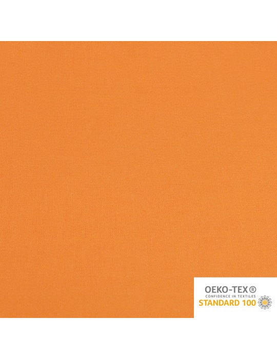 Coupon coton uni 50 x 50 cm orange