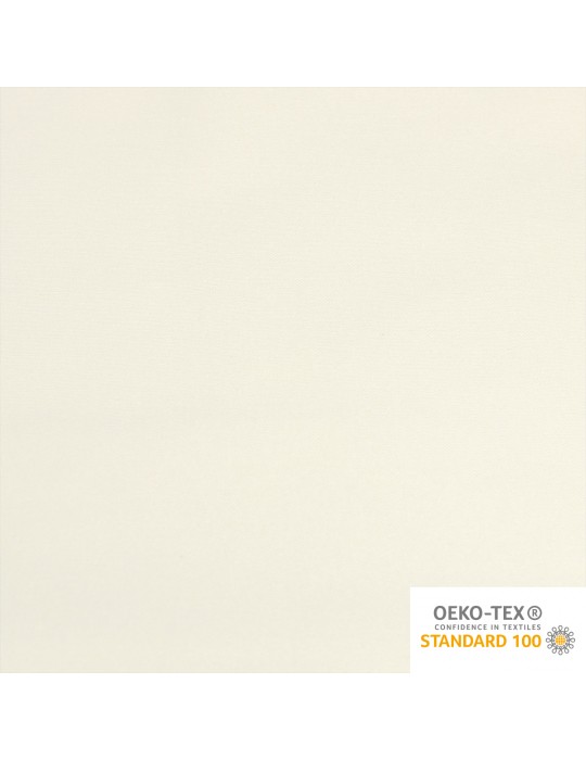 Coupon coton uni 150 x 50 cm blanc