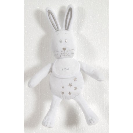 Peluche à Broder Lapin Aida Blanc 30cm