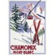Canevas Poster Imprimé Chamonix DMC