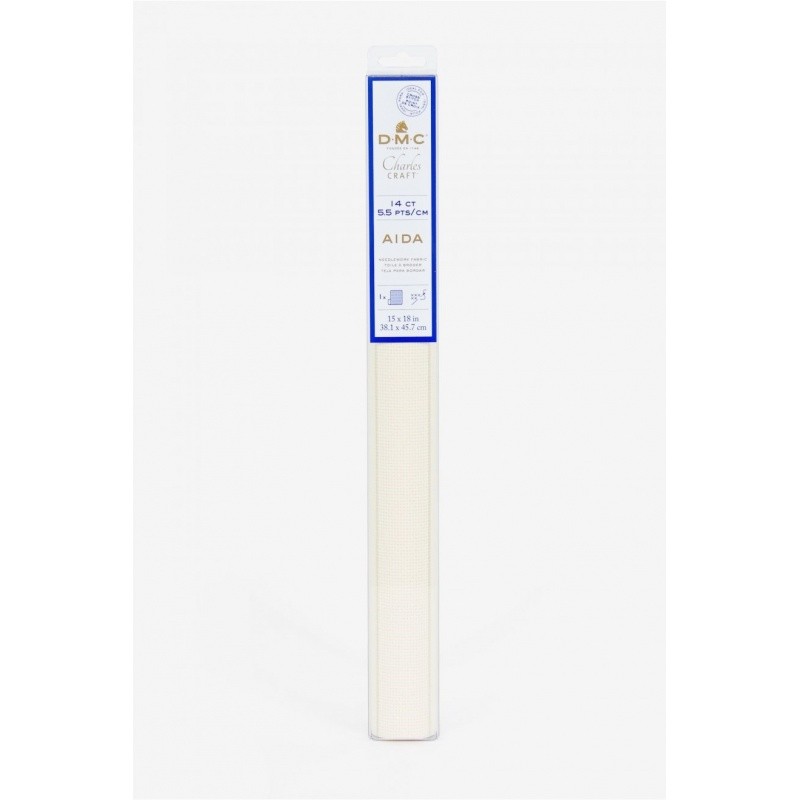 Toile Aida DMC 5.5pts/cm Ecru 38x46cm 