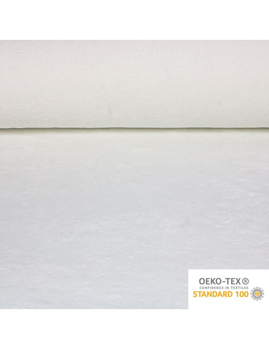 Tissu éponge bambou Oeko-Tex 250g/m² blanc