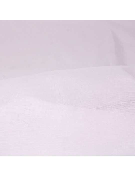 Tissu voilage plombé 300 cm blanc