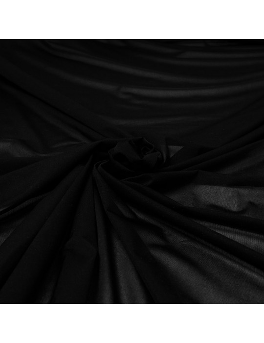 Tissu habillement transparent noir