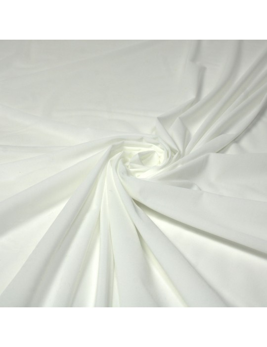 Tissu habillement transparent blanc 140 cm