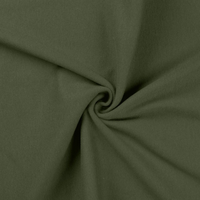 Coupon 3m Tissu Bord Cote Uni Army 
