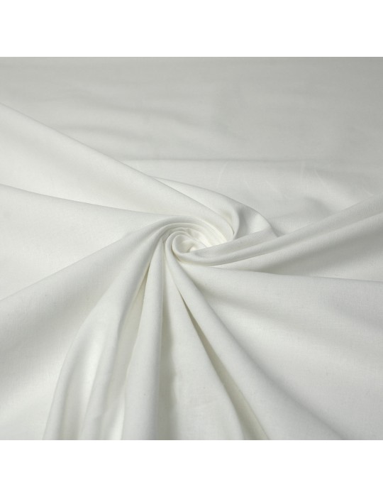 Tissu ameublement coton blanc 300 cm