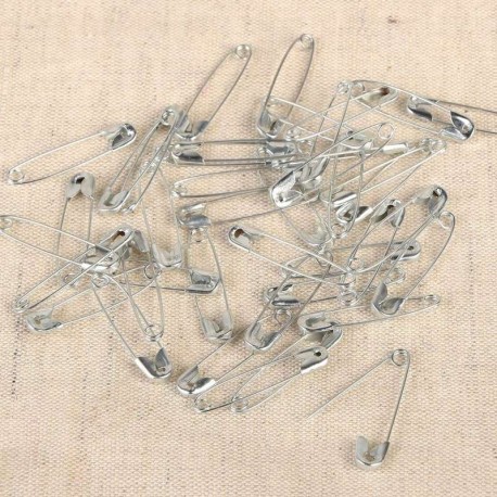 Epingles Sûreté Rhodium X40