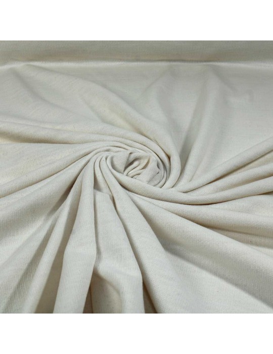 Tissu coton/polyester ivoire