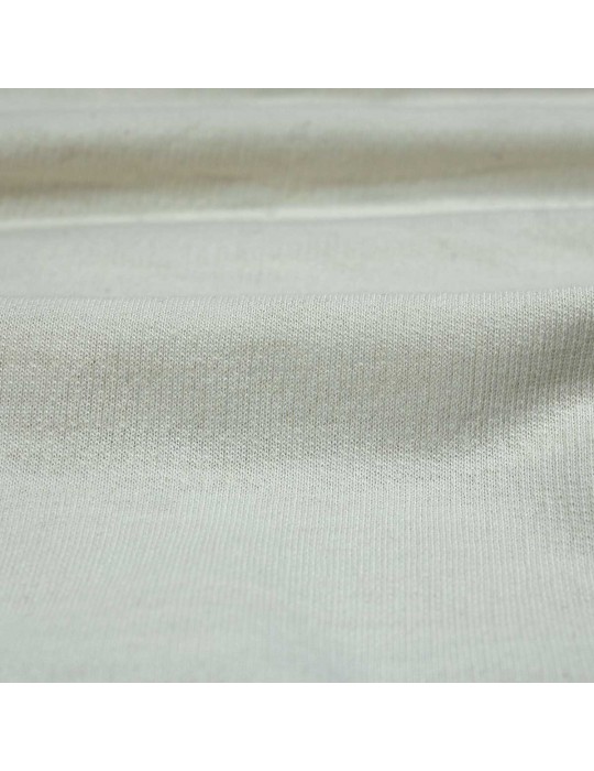 Tissu coton/polyester ivoire