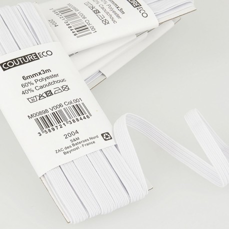 Tresse Elastique 6mm X 3 mètres