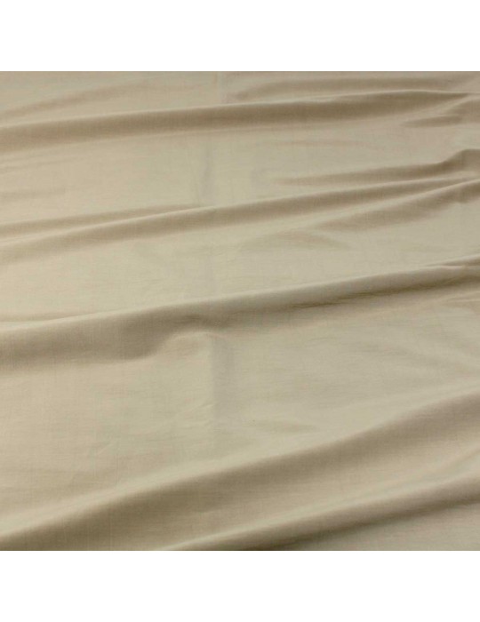 Coupon habillement coton/polyamide 200 x 145 cm beige