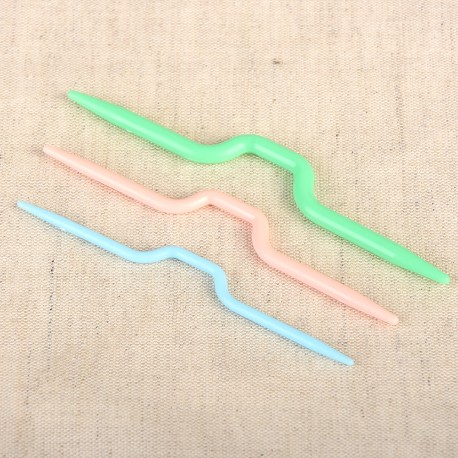 3 Aiguilles Plastique Pour Tricot