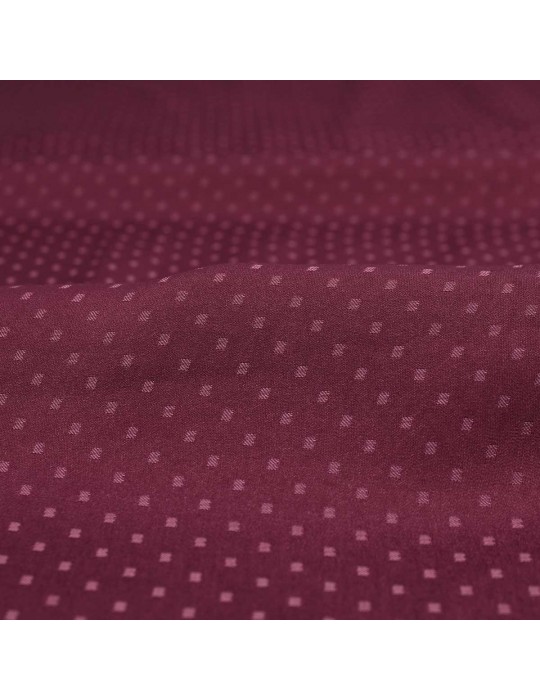 Tissu d'habillement polyester mini rectangle violet