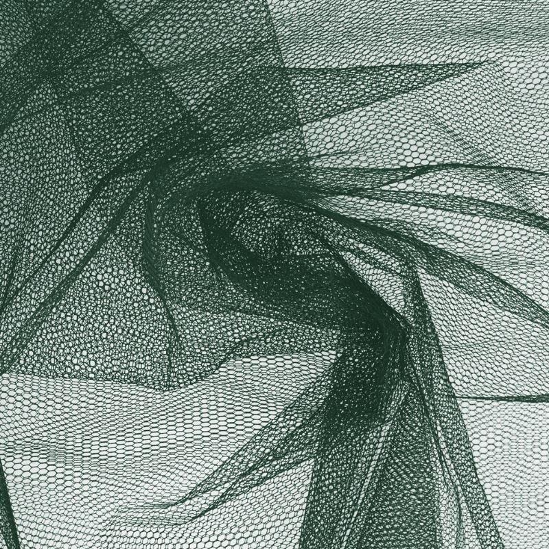 Coupon 3m Tissu Tulle Vert