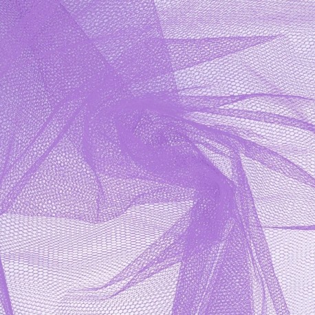 Coupon 3m Tissu Tulle Lavande