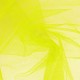 Coupon 3m Tissu Tulle Jaune Fluo